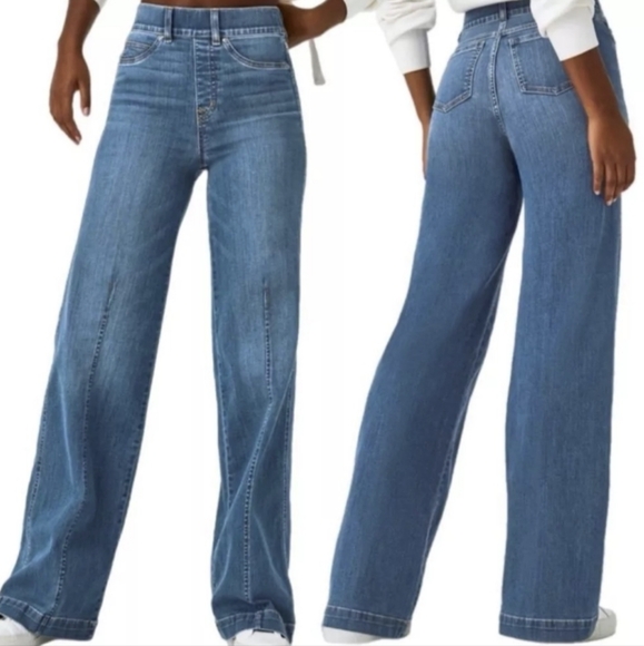 SPANX Blue Boot Cut Jeans - Picture 3 of 9